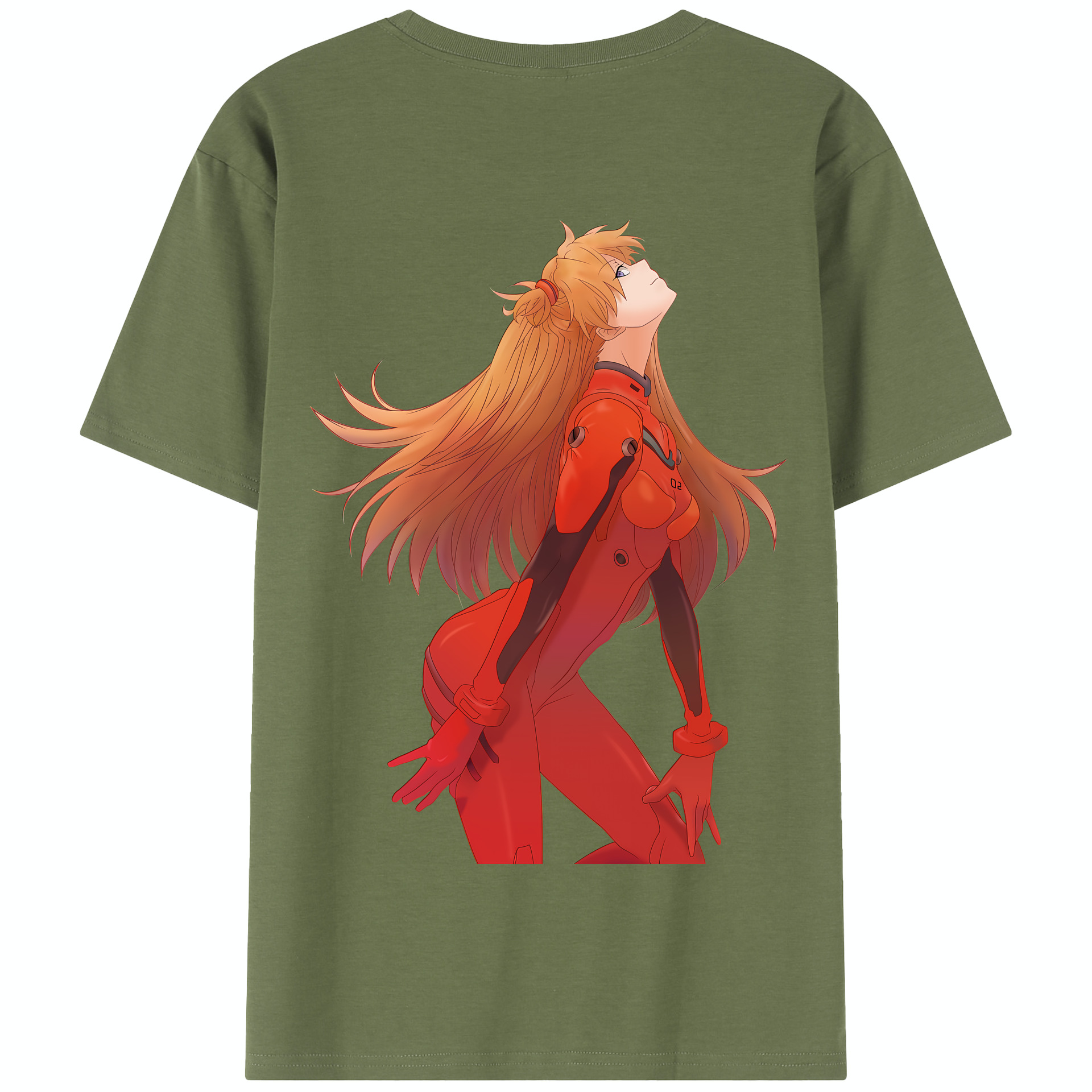 （画像用） EVA 新世紀エヴァンゲリオン 綿100％半袖Tシャツ（背面プリント）